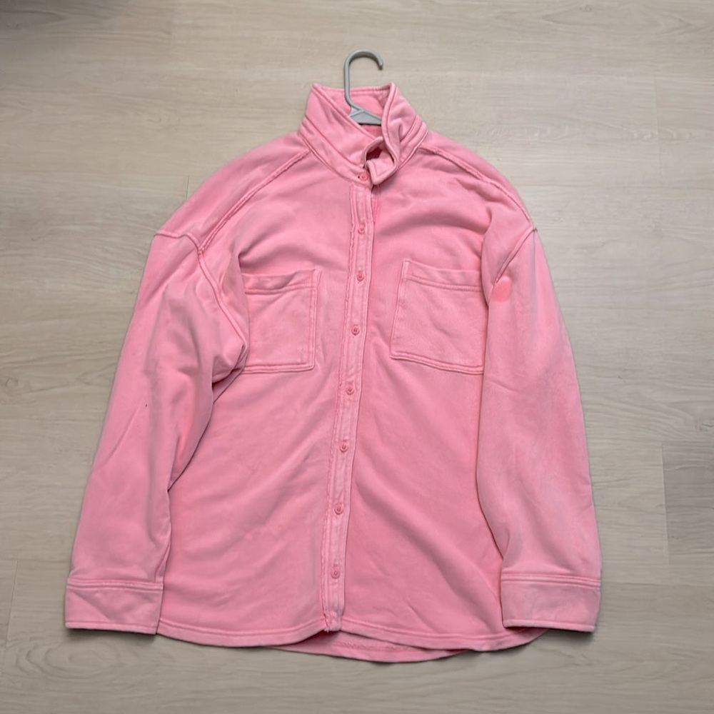 Aerie Lumber Jane Fleece Shirt